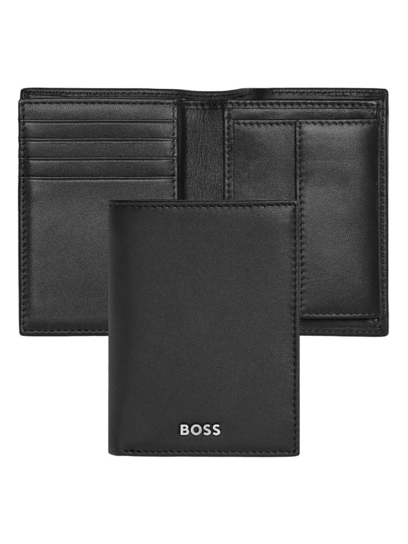 Hugo Boss Hugo Boss Classic fekete bőr kártyatartó HLG403A