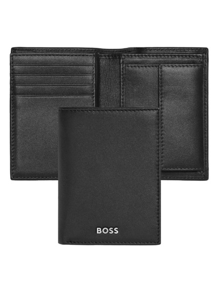 Hugo Boss Hugo Boss Classic fekete bőr kártyatartó HLG403A