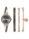 Anne Klein Rózsaarany női óra és ékszer szett Anne Klein