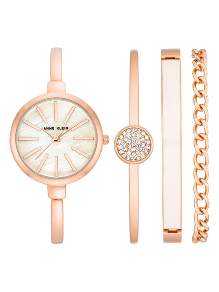 Anne Klein Anne Klein karóra és karkötő ajándékszett, AK/1470RGST