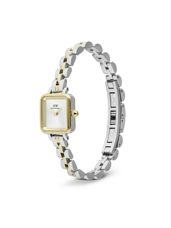 Daniel Wellington Női Daniel Wellington Quadro Mini Arch 3-Link szögletes karóra DW00100925