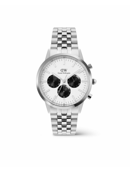 Daniel Wellington Daniel Wellington férfi Iconic Chronograph Arch 5-Link Panda DW00100872 óra