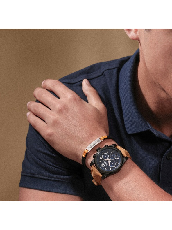 Timberland Timberland férfi bőr karkötő fekete TDAGB0002201