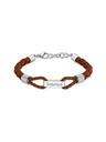 Timberland Timberland férfi bőr karkötő barna TDAGB0003001