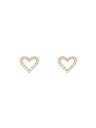 Daniel Wellington Női acél fülbevalók Daniel Wellington Mirelle Heart DW00401608