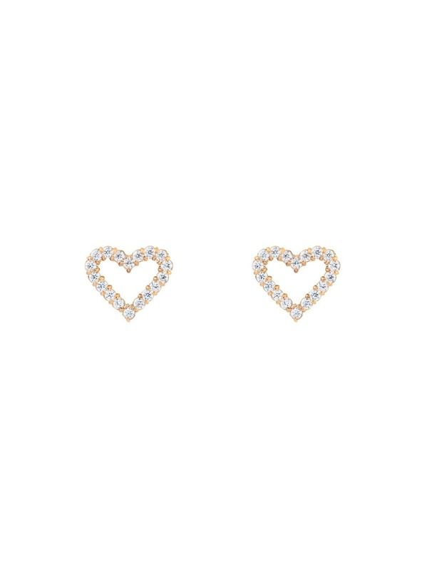 Daniel Wellington Női acél fülbevalók Daniel Wellington Mirelle Heart DW00401609