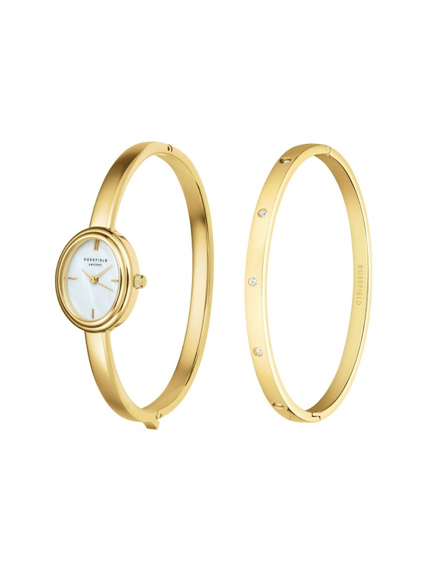 Rosefield Rosefield Studio Bangle óra és Crystal Bangle merev karkötő ajándékszett