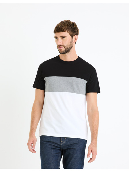 Celio Fehér-fekete férfi ing Celio Febloc