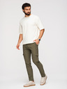 Ombre Clothing Férfi nadrág REGULAR cargo zsebbel - sötét olívazöld V1 P1515 Ombre Clothing