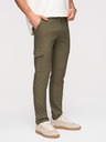 Ombre Clothing Férfi nadrág REGULAR cargo zsebbel - sötét olívazöld V1 P1515 Ombre Clothing