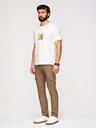 Ombre Clothing Férfi nadrág REGULAR cargo zsebbel - olívazöld V2 P1515 Ombre Clothing