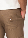 Ombre Clothing Férfi nadrág REGULAR cargo zsebbel - olívazöld V2 P1515 Ombre Clothing