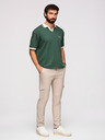 Ombre Clothing Férfi nadrág REGULAR cargo zsebbel - bézs V3 P1515 Ombre Clothing