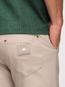 Ombre Clothing Férfi nadrág REGULAR cargo zsebbel - bézs V3 P1515 Ombre Clothing