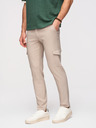 Ombre Clothing Férfi nadrág REGULAR cargo zsebbel - bézs V3 P1515 Ombre Clothing
