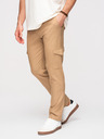 Ombre Clothing Férfi nadrág REGULAR cargo zsebbel - világosbarna V4 P1515 Ombre Clothing