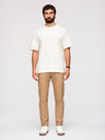Ombre Clothing Férfi nadrág REGULAR cargo zsebbel - világosbarna V4 P1515 Ombre Clothing