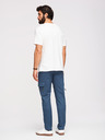 Ombre Clothing Férfi nadrág egyenes szárral és cipzáras zsebbel - sötétkék V1 P1517 Ombre Clothing