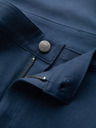 Ombre Clothing Férfi nadrág egyenes szárral és cipzáras zsebbel - sötétkék V1 P1517 Ombre Clothing