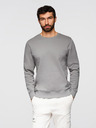 Ombre Clothing Férfi hoodie BASIC kerek nyakkal - szürke Ombre Clothing