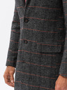 Ombre Clothing Fekete Férfi Ombre Ruházat Kabát C500