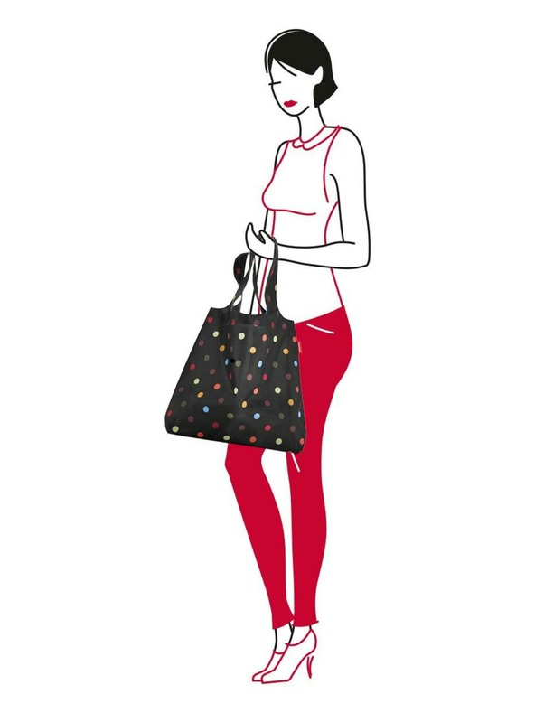 Reisenthel Fekete pöttyös bevásárlótáska Reisenthel Mini Maxi Shopper