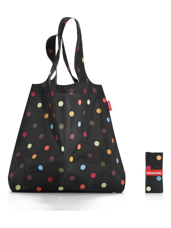 Reisenthel Fekete pöttyös bevásárlótáska Reisenthel Mini Maxi Shopper
