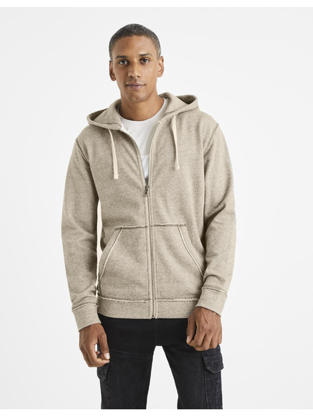 Celio Világosszürke alap pulóver Celio Vemoulino