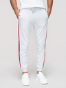 Ombre Clothing Férfi nadrág szegéllyel és bordázott szárral - szürke melír V1 P1519 Ombre Clothing