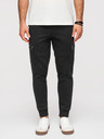 Ombre Clothing Férfi JOGGER nadrág kontrasztos betétekkel és combzsebbel - fekete V1 OM-PASK-0222 Ombre Clothing