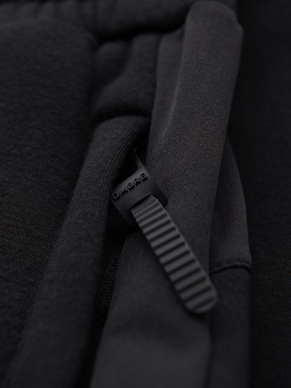 Ombre Clothing Férfi JOGGER nadrág kontrasztos betétekkel és combzsebbel - fekete V1 OM-PASK-0222 Ombre Clothing