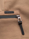 Ombre Clothing Férfi JOGGER nadrág combzsebbel és kontrasztos betétekkel - világosbarna V4 OM-PASK-0222 Ombre Clothing