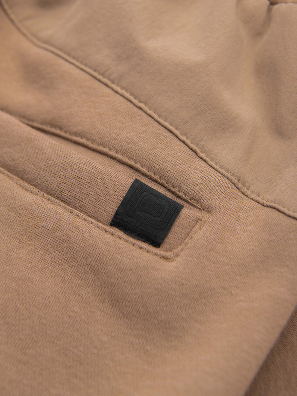 Ombre Clothing Férfi JOGGER nadrág combzsebbel és kontrasztos betétekkel - világosbarna V4 OM-PASK-0222 Ombre Clothing