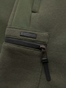 Ombre Clothing Férfi JOGGER nadrág combzsebbel és kontrasztos betétekkel - olivazöld V5 OM-PASK-0222 Ombre Clothing