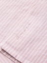 Ombre Clothing Férfi csíkos lenvászon ing álló gallérral - fehér és rózsaszín V3 OM-SHCS-0189 Ombre Clothing