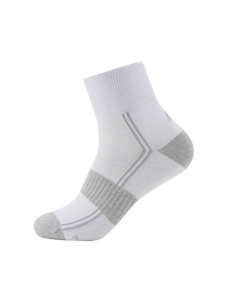 ALPINE PRO Alpine Pro 3HARE 2 szürke és fehér unisex zokni
