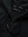 Ombre Clothing Férfi pamut BASIC cipzáras pulóver Ombre Clothing