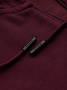 Ombre Clothing Férfi pamut BASIC cipzáras pulóver Ombre Clothing