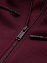 Ombre Clothing Férfi pamut BASIC cipzáras pulóver Ombre Clothing