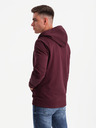 Ombre Clothing Férfi pamut BASIC cipzáras pulóver Ombre Clothing