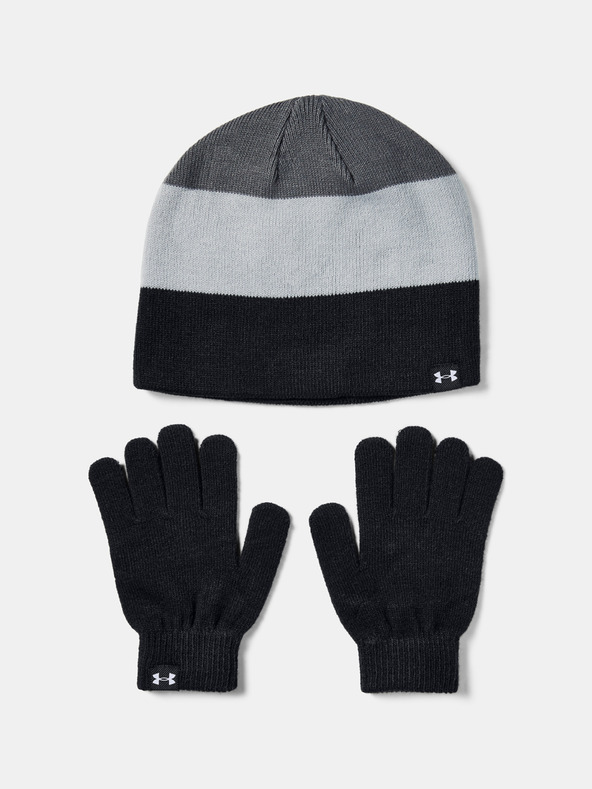 Under Armour Fiú sapka a rukavice Under Armour Boys Beanie Glove Combo