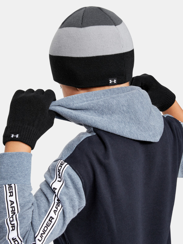 Under Armour Fiú sapka a rukavice Under Armour Boys Beanie Glove Combo