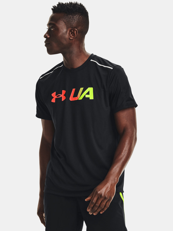 Under Armour Férfi póló Under Armour RUN Graphic Print Fill SS