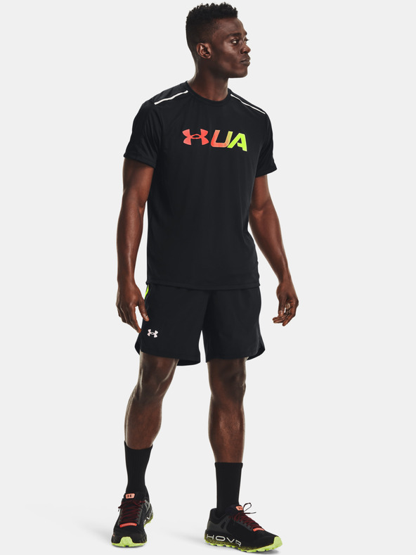 Under Armour Férfi póló Under Armour RUN Graphic Print Fill SS