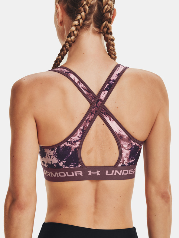 Under Armour Női melltartó Under Armour Crossback Mid Print