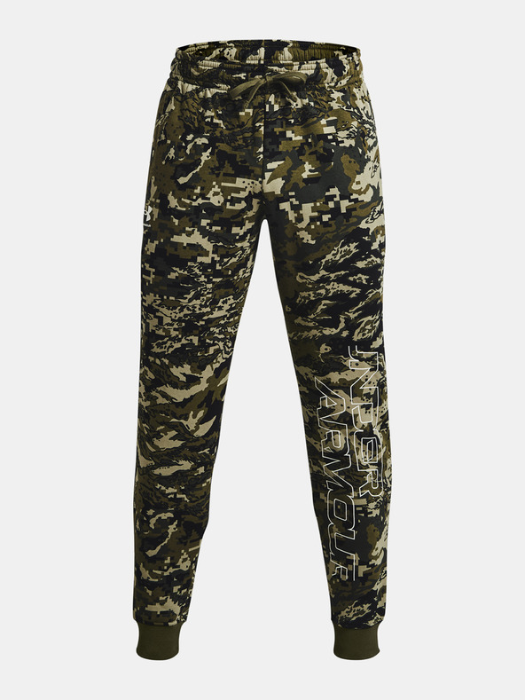 Under Armour Férfi melegítők Under Armour RIVAL FLC CAMO SCRIPT JGR