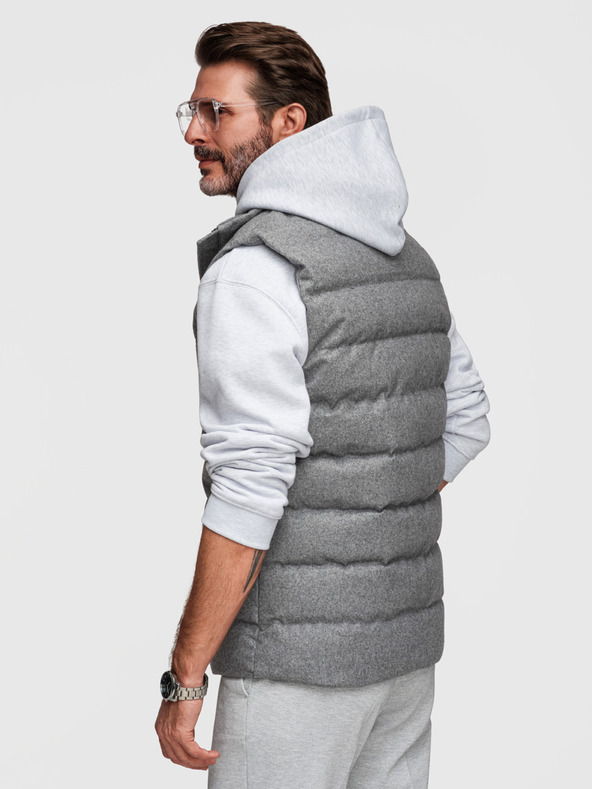 Ombre Clothing Ombre Clothing férfi steppelt mellény
