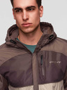 Ombre Clothing Férfi könnyű, színes, fleece sportdzseki bézs Ombre Ruházat Ombre Clothing