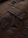 Ombre Clothing Férfi könnyű, színes, fleece sportdzseki bézs Ombre Ruházat Ombre Clothing