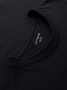 Ombre Clothing Férfi pamut póló ombré nyomattal - fekete V1 OM-TSPT-0286 Ombre Clothing